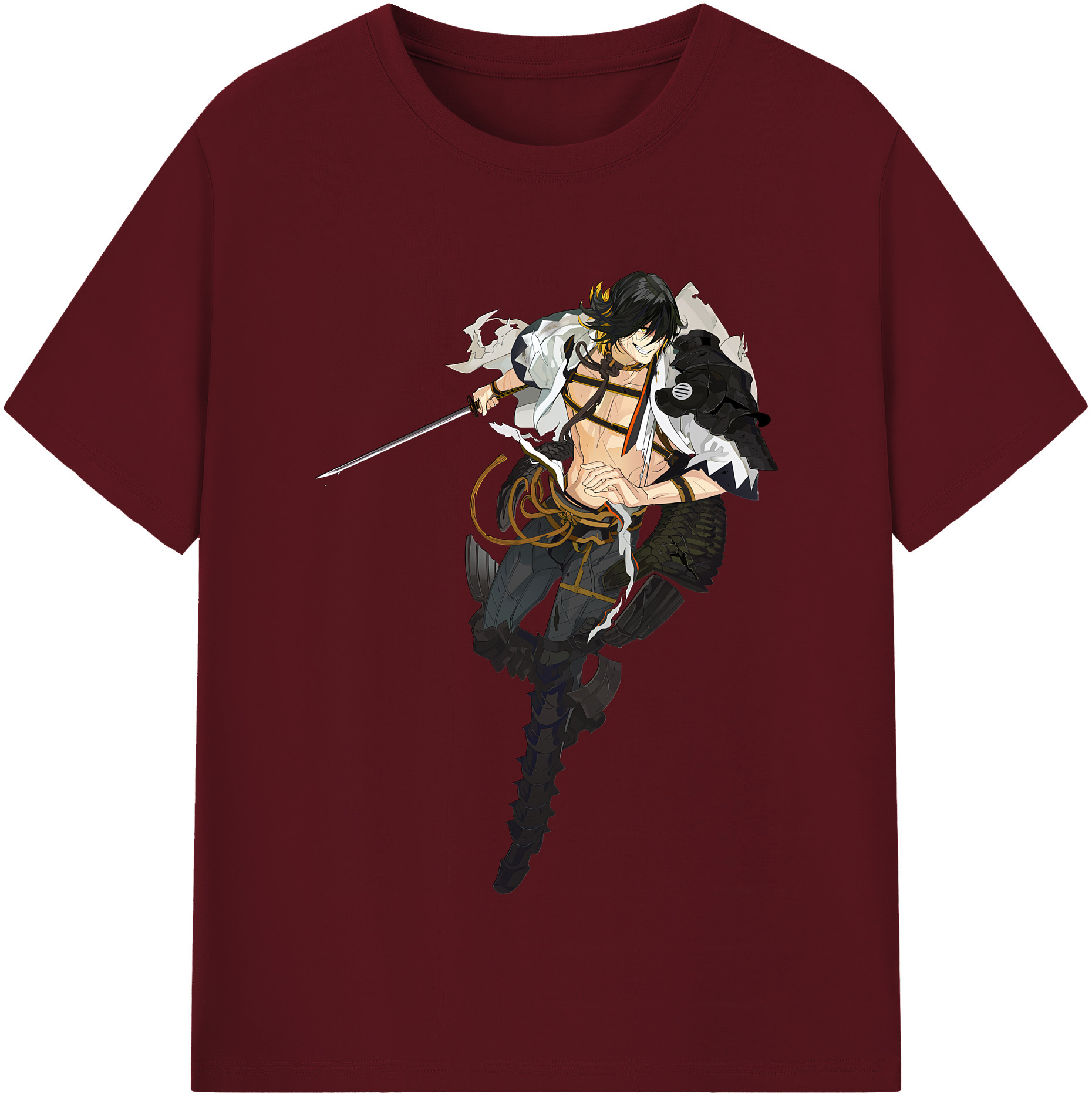 （画像用） 刀剣乱舞 Touken Ranbu 綿100％半袖Tシャツ（フロントプリント）